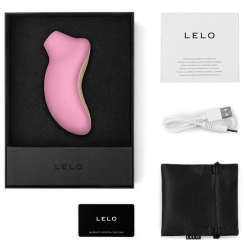 Lelo Sona - бесконтактный звуковой стимулятор клитора, 11.5х5.6 см (светло розовый) - sex-shop.ua