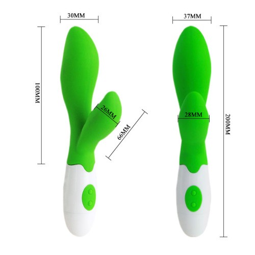Pretty Love Owen Vibrator - Вибратор, 20 см (зеленый)