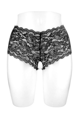 Fashion Secret Julia Black - трусики с доступом, S-L (чёрные) - sex-shop.ua