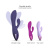 Love To Love FUNKY BUNNY - MIDNIGHT INDIGO - Вібратор-кролик, 10,3 х3,7 см (фіолетовий)
