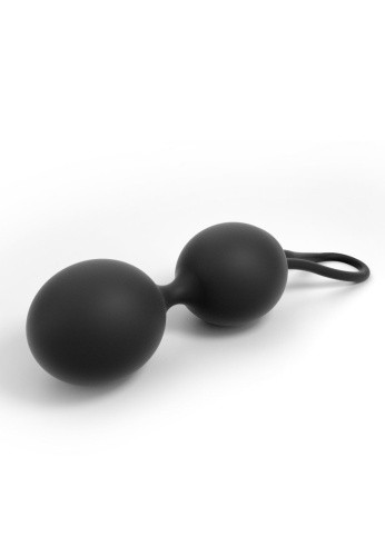 Dorcel Dual Balls Black вагінальні кульки діаметр зі зміщеним центром ваги, 3,6 см, вага 55 гр (чорний)