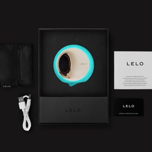 LELO Ora 3 - вибратор для клитора, имитатор кунилингуса, 8.35 см (мятный) - sex-shop.ua