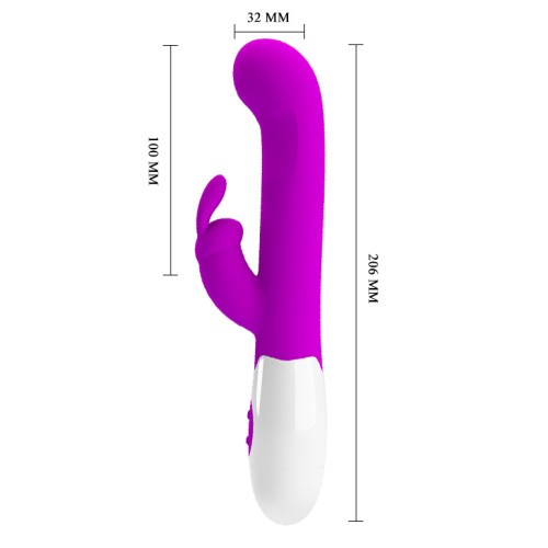 Pretty Love Scentaur Clit Vibrator Purple – Вібратор-кролик з великою головкою, 20.6х3.2 см (фіолетовий)