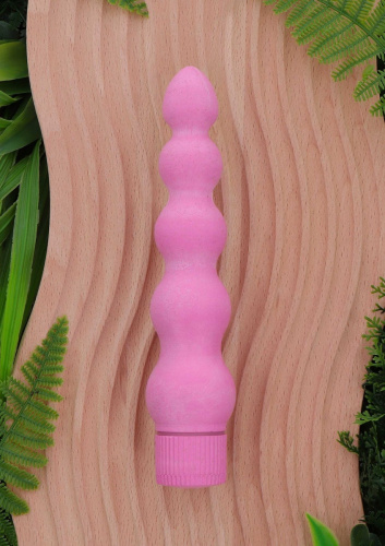 Fuck Green Pink Eco Vibrator - Вибратор, 18 см (розовый) - sex-shop.ua