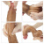 LoveToy 8'' Dual layered Silicone Dildo - силіконовий фалоімітатор подвійної щільності, 22х3.8 см (коричневий) - купити в Україні | Секс шоп SEX-SHOP.ua