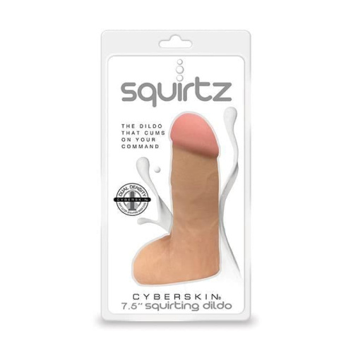 Фаллоимитатор Squirtz CyberSkin® 7.5 15х5,3 см - sex-shop.ua