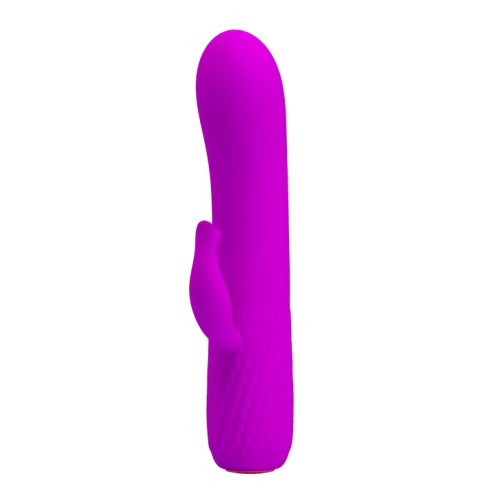 Pretty Love Omar Vibrator Purple - Маленький вибратор-кролик, 15х2.9 см (фиолетовый)