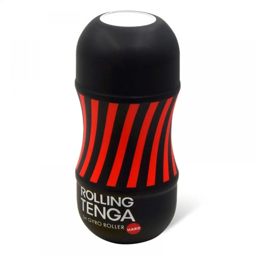Tenga Rolling Tenga Gyro Roller Cup Strong - Мастурбатор, 15.5х7.1 см (чорний) - купити в Україні | Секс шоп SEX-SHOP.ua