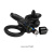 Pretty Love Vibrating Pasionate Cock Ring Black - Эрекционное виброкольцо