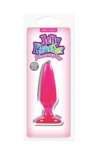 Ns Novelties Pleasure Plug Small - Анальная пробка, 10х3,5 см (розовый) - sex-shop.ua