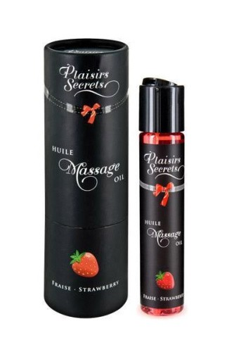 Plaisir Secret Fraise - Массажное масло, 59 мл - sex-shop.ua