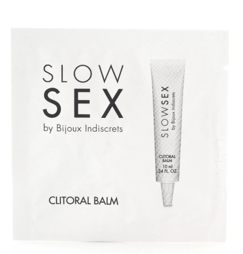 Slow Sex Clitoral Balm сашет возбуждающий бальзам для клитора, 2 мл - sex-shop.ua