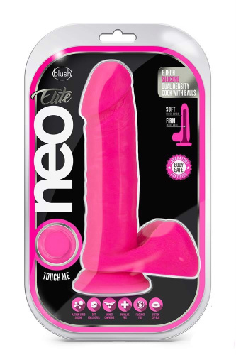 Реалистичный фаллоимитатор Blush Neo Elite, 20,3 см