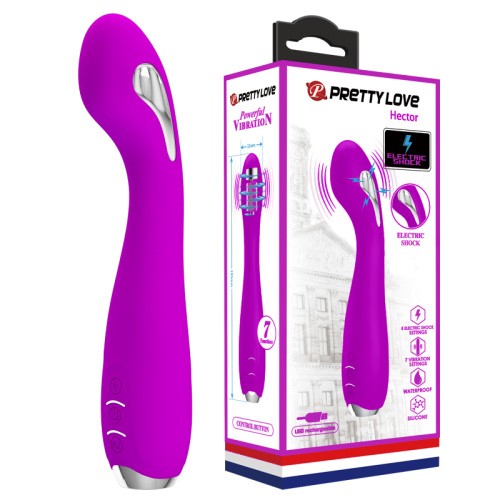 Pretty Love Hector Purple - Стимулятор G-точки, 19,5 см (фиолетовый)