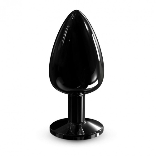 Dorcel - Diamond Plug - Металева анальна пробка з прикрасою у вигляді кристала (чорна) L - купити в Україні | Секс шоп SEX-SHOP.ua