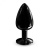 Dorcel - Diamond Plug - Металева анальна пробка з прикрасою у вигляді кристала (чорна) L - купити в Україні | Секс шоп SEX-SHOP.ua