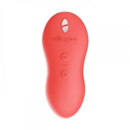 We-Vibe Touch X + Лубрикант 50 мл - Интимный стимулятор, 10.2х4.3 см (оранжевый) - sex-shop.ua