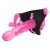 Climax Strap-on Ice Dong & Harness set - Страпон, 17.8х4 см (розовый) - sex-shop.ua