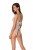 Passion Ursula Body - Боди с ажурным декором и открытым шагом, белое (S/M)