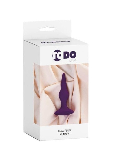 ToDo by Toyfa Klapsy - Анальная пробка, 8х3 см (фиолетовый) - sex-shop.ua