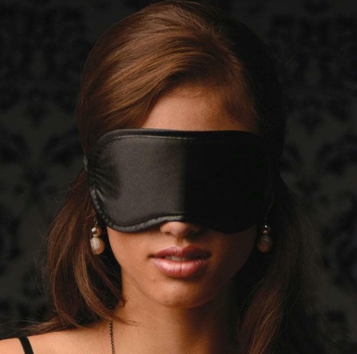 Le Boheme Satin Blindfold-маска на очі (червоний)