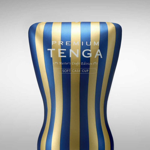 Tenga Premium Soft Case Cup - мастурбатор, 15.5х6.9 см (белый)