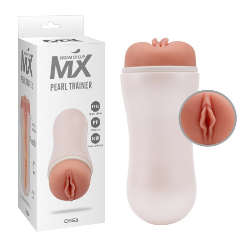 MX Pearl Trainer - Мастурбатор вагина, 16х7.5 см (телесный) - sex-shop.ua