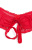 Anais Dakota - Шортики з вирізом у промежині, XS (червоний)