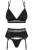 Obsessive Lolitte set - сексуальный комплект, L/XL (чёрный)