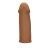 CalExotics Futurotic Penis Extender - подовжуюча насадка на пеніс, +5 см (коричневий)