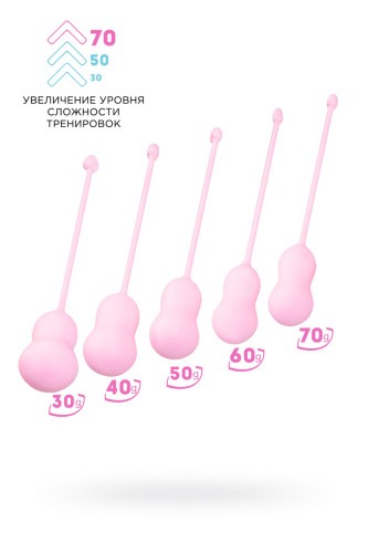 Toyfa Flovetta By Tulips - Набор вагинальных шариков, 5 шт (розовый)