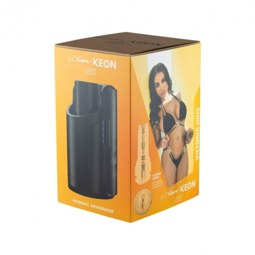 Kiiroo Keon Kombo Set - Интерактивная секс-машина для мужчин с мастурбатором Feel Victoria June