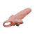 LyBaile Brave Men Vibrating Sleeve Flesh - Насадка на пенис, +3 см (телесный)