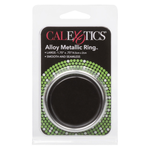 CalExotics Alloy Metallic Ring - Large металлическое эрекционное кольцо, 4 см