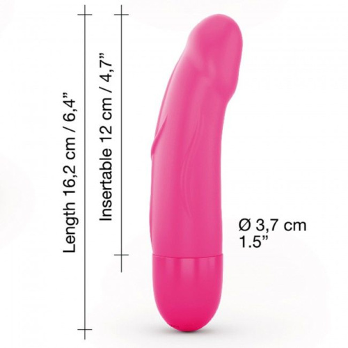 Dorcel Real Vibration S Magenta 2.0 перезаряжаемый вибратор для точки G, 12х3.7 см (розовый)
