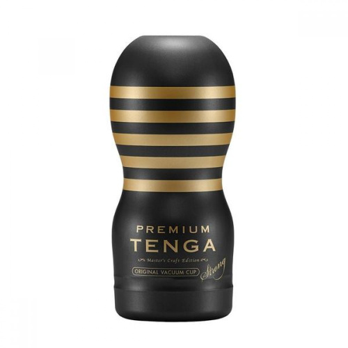 Tenga Premium Original Vacuum Cup Strong - мастурбатор, 15.5х6.9 см. (белый) - sex-shop.ua