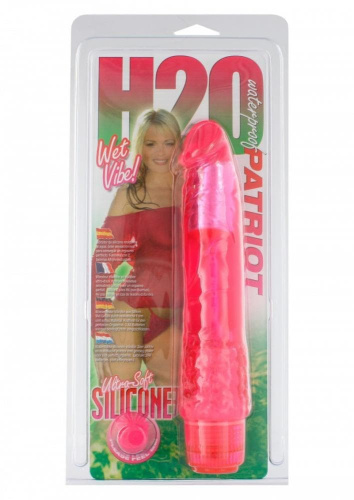 Seven Creations Patriot Waterproof Vibrator - Яркий вибратор, 19Х4.5 см