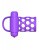 Pipedream Vibrating Couples Cage - вибронасадка, 8х3 см (фиолетовый)