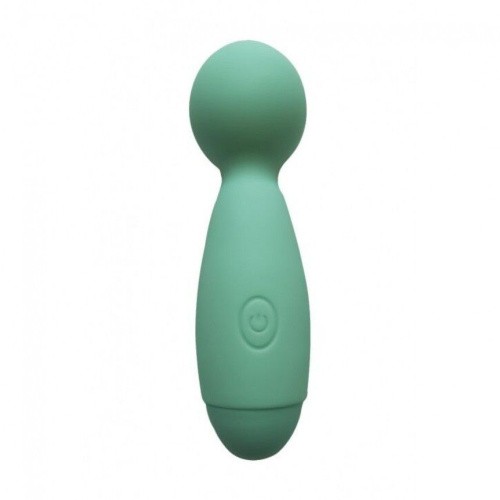 Wooomy Smally Mini Wand - Вібромасажер, 13.4х4 см (зелений) - купити в Україні | Секс шоп SEX-SHOP.ua