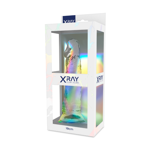 Фаллоимитатор XRay, 19 см (прозрачный)