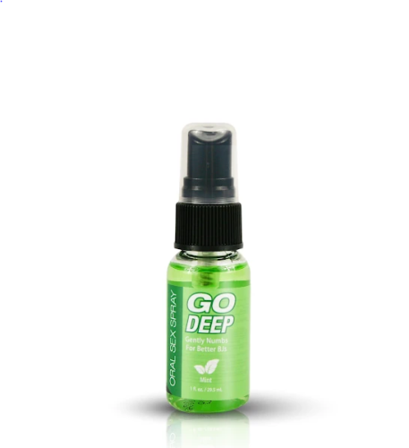 Topco Sales Go Deep Oral Sex Spray Mint 1 fl. oz. - спрей для орального сексу м'ятний, 29,57 мл