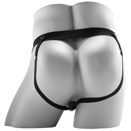 Pipedream - Fetish Fantasy 9in Hollow Squirting Strap On - Страпон порожнистий, 22.8х5.2 см (тілесний) - купити в Україні | Секс шоп SEX-SHOP.ua