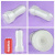 LoveToy Lumino Play Masturbator Crystal Ribbed - мастурбатор, светящийся в темноте, 20.5х8 см (прозрачный)