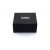 LoveToy Rosebud Classic Black - Анальная пробка с кристаллом, 7,5х3 см (чёрный)