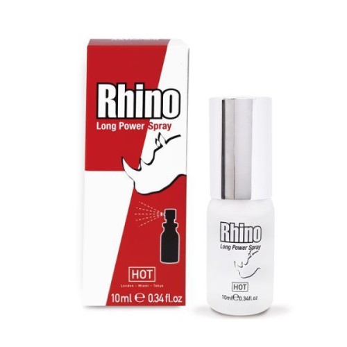 Hot Rhino Long Power Spray - Пролонгирующий спрей, 10 мл - Купити в Україні | Sex-shop.ua ❤️