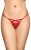 SoftLine G-String 2494 - red - Женске стринги, M/L (красный)