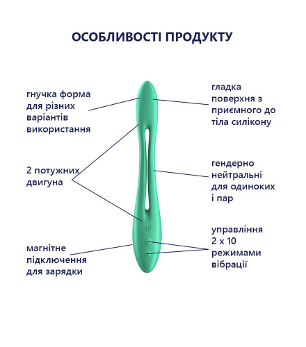 Вибратор Satisfyer Elastic Game - sex-shop.ua