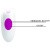 Pretty Love Butterfly Kiss Vibrator - Вибратор с клиторальным отростком в виде бабочки, 19.9х3.1 см
