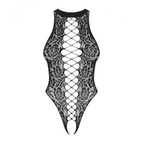 Obsessive B129 teddy - Боди, XL/XXL (чёрный)