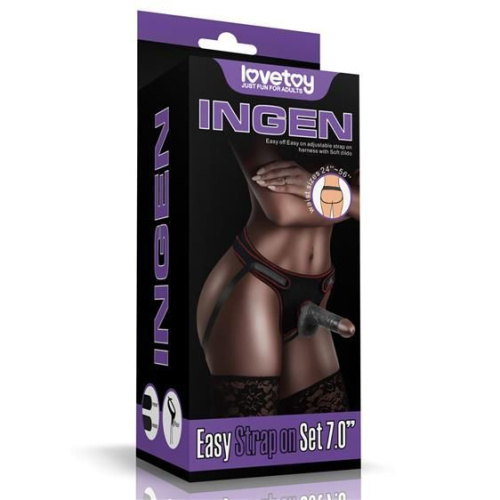 Страпон LoveToy Ingen Easy Strap-On Set 7